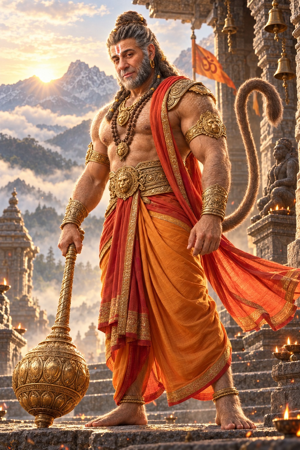 Ajay Singh Deol (Sunny Deol) as Lord Hanuman